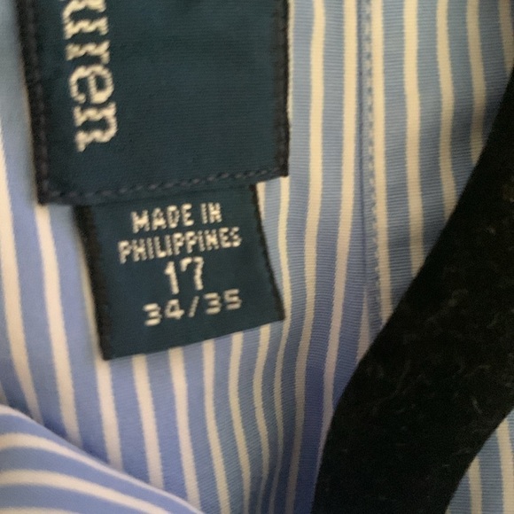 Polo by Ralph Lauren Shirt Size 17 34/35 #284 - Picture 8 of 10
